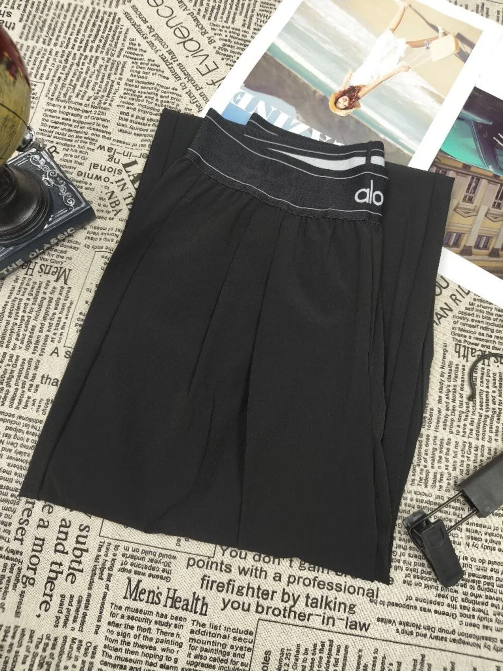 Black ALO Yoga Casual Pants NWT Regular 30-inch😎Travel Work Everyday💥Size XS